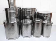 Aluminum tin can for tea packaging empty