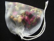 100pcs 6*7cm food grade nylon tea bag with string