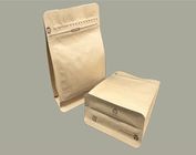 100gram Smell proof aluminum foil zip lock bag/aluminum foil coffee bag with valve